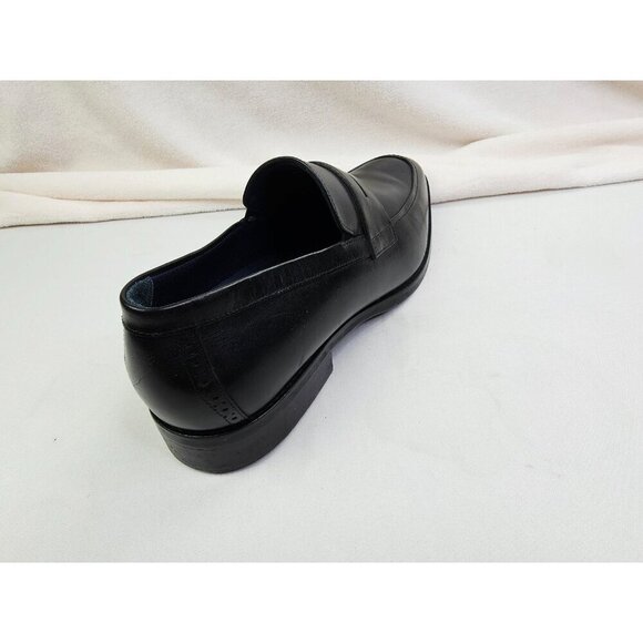 Johnston Murphy XC Flex Mens 13M Black Sheepskin Leather Memory Foam Loafers NEW main image 7